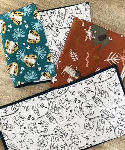 Livre de coloriage en tissu