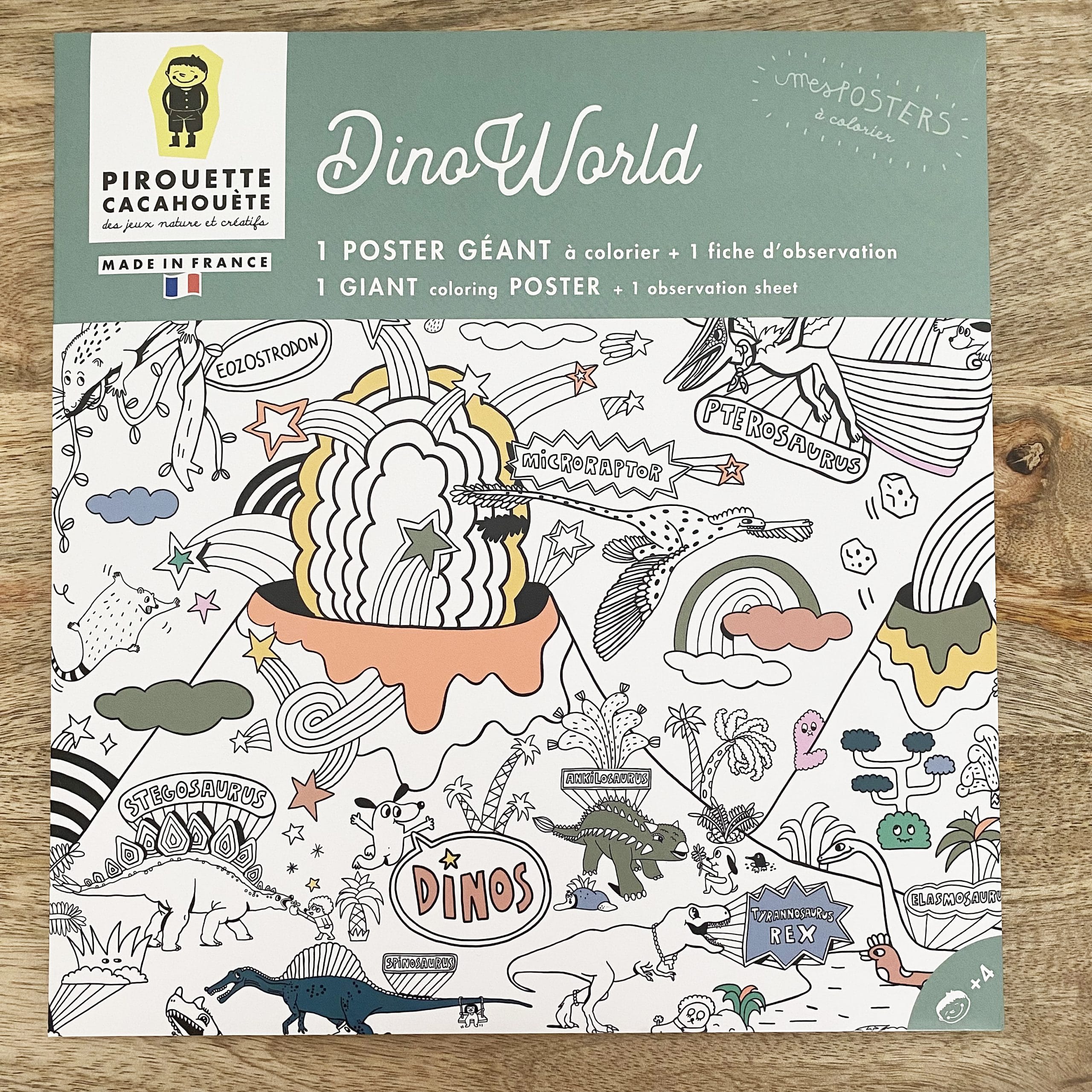 Mon poster géant à colorier – Dinoworld – Image 2