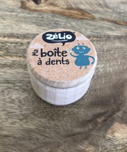 Boite à dent en bois de hêtre