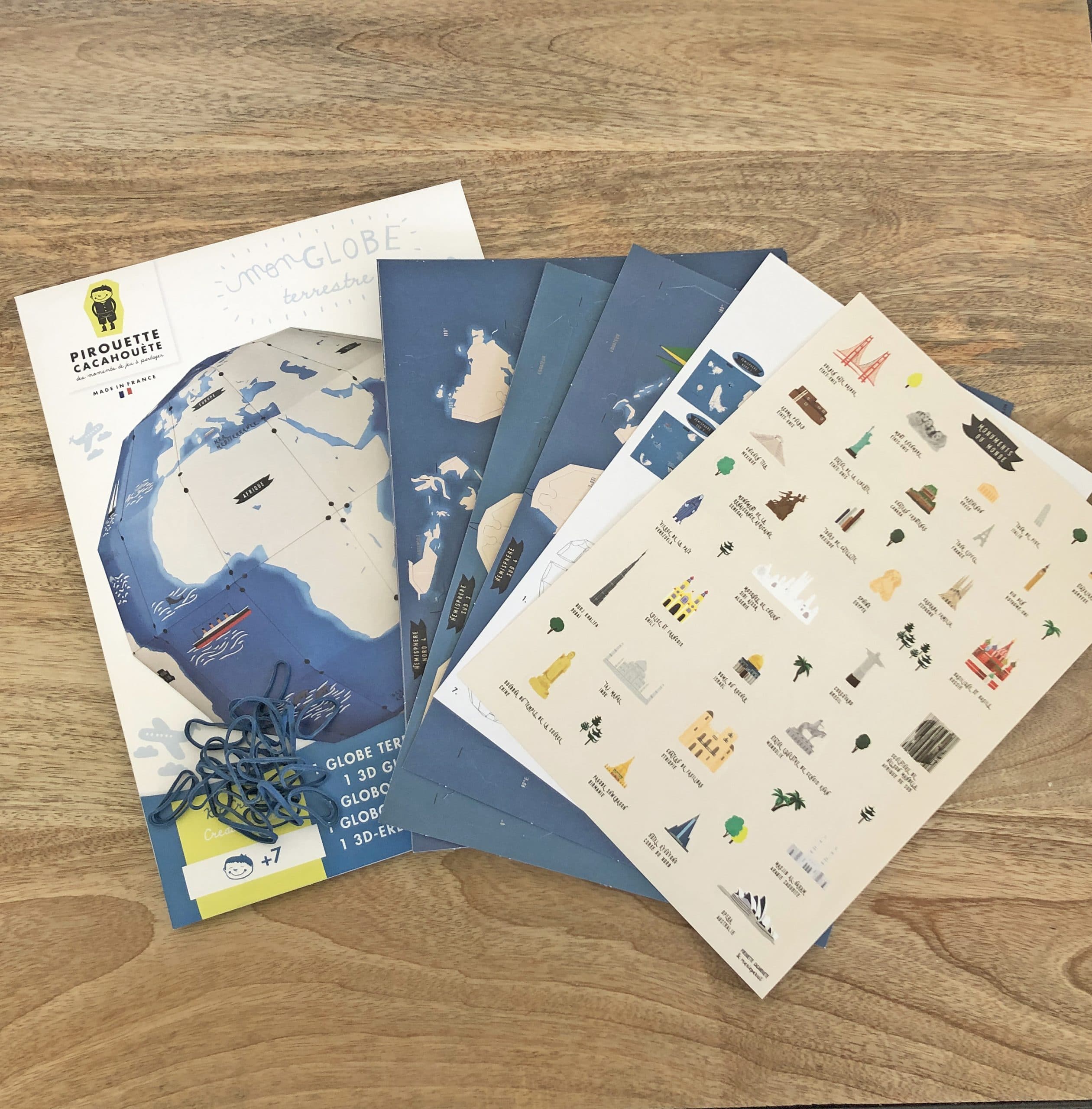 Kit créatif : Globe terrestre 3D