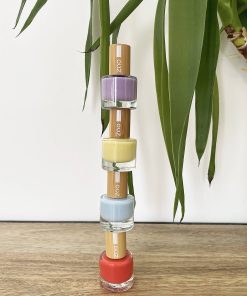 Set de 4 vernis biosourcés PASTEL