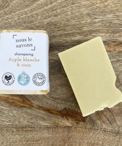 Shampoing argile blanche et ricin