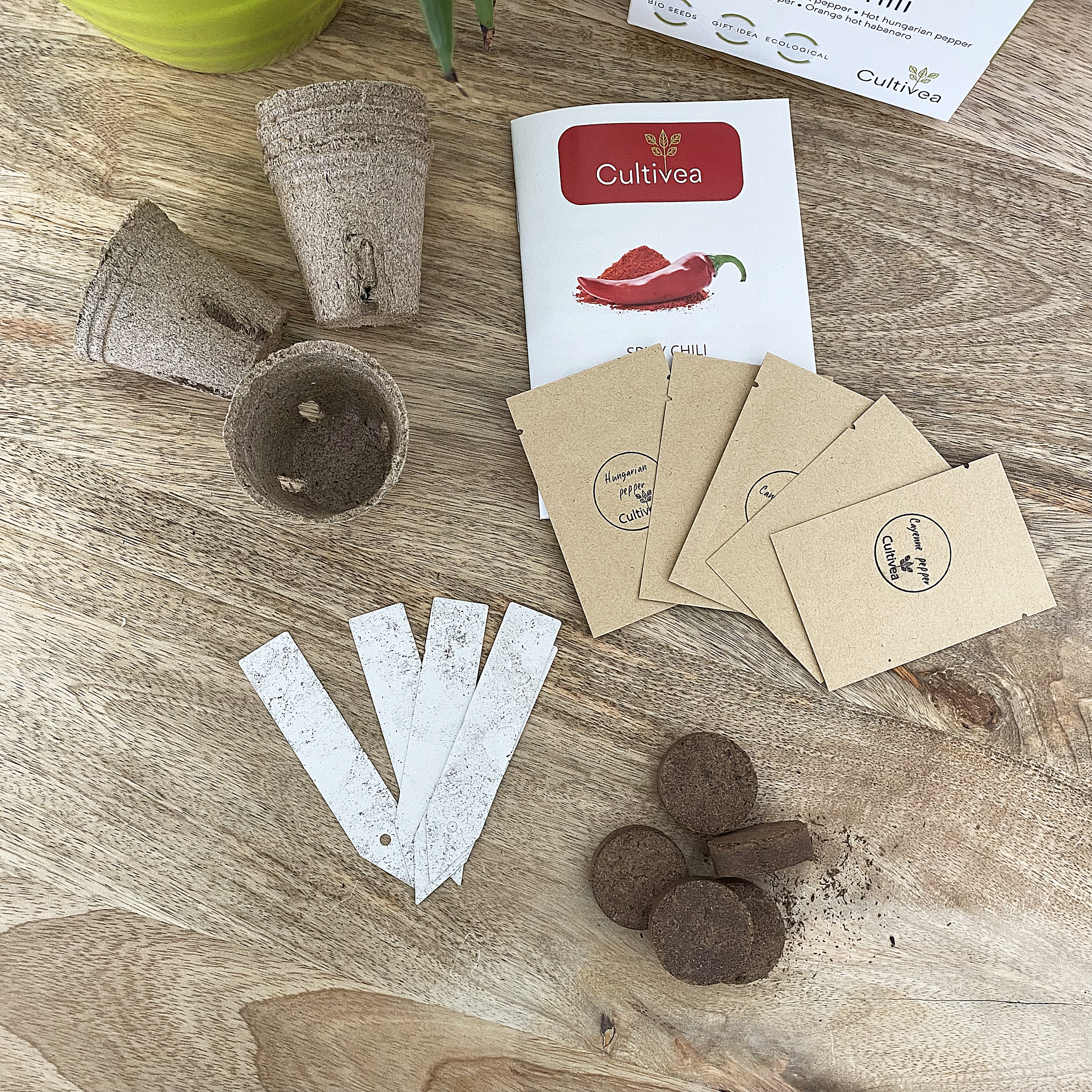 Coffret : Je fais pousser mes minis piments BIO – Image 4