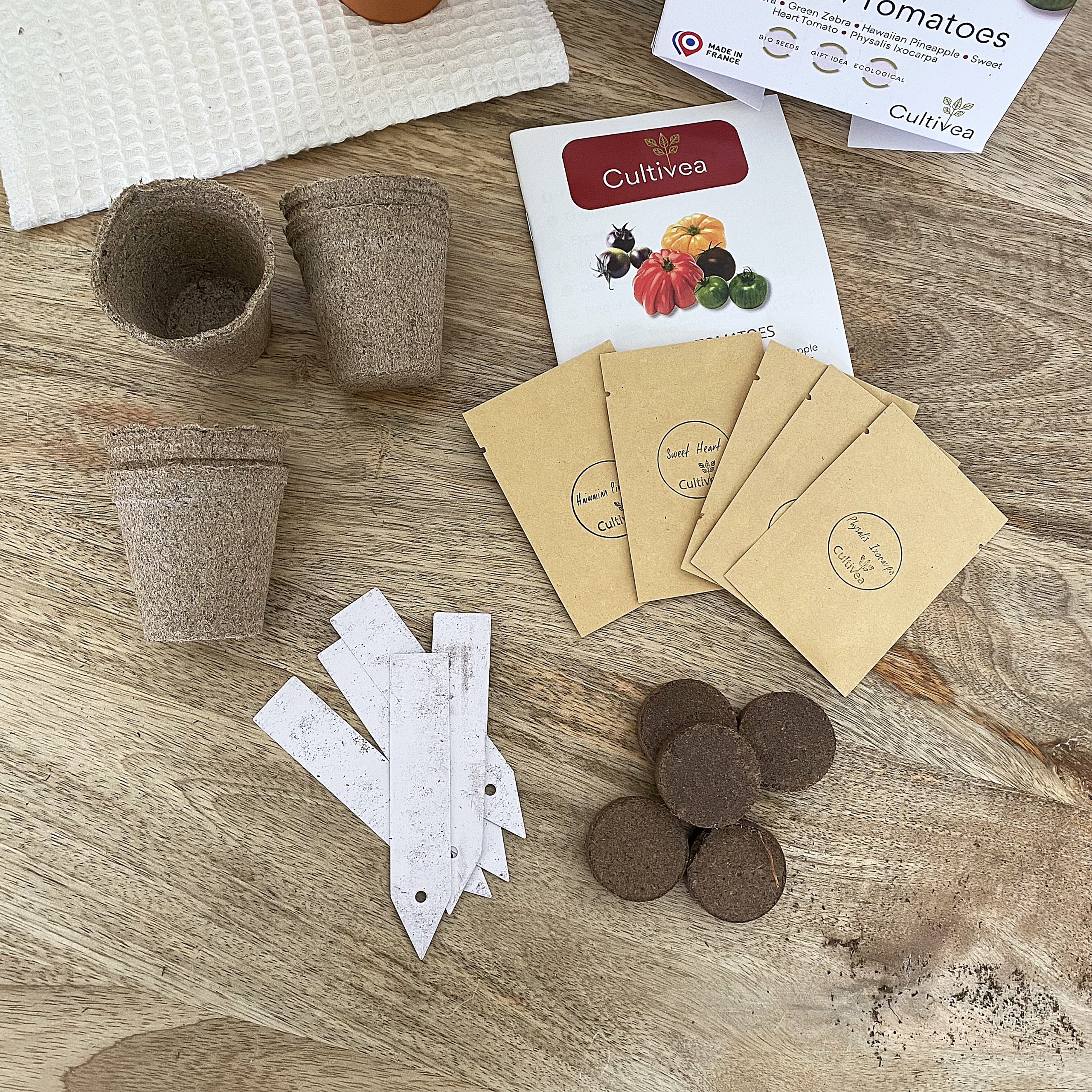 Coffret : Je fais pousser mes tomates arc-en-ciel BIO – Image 2