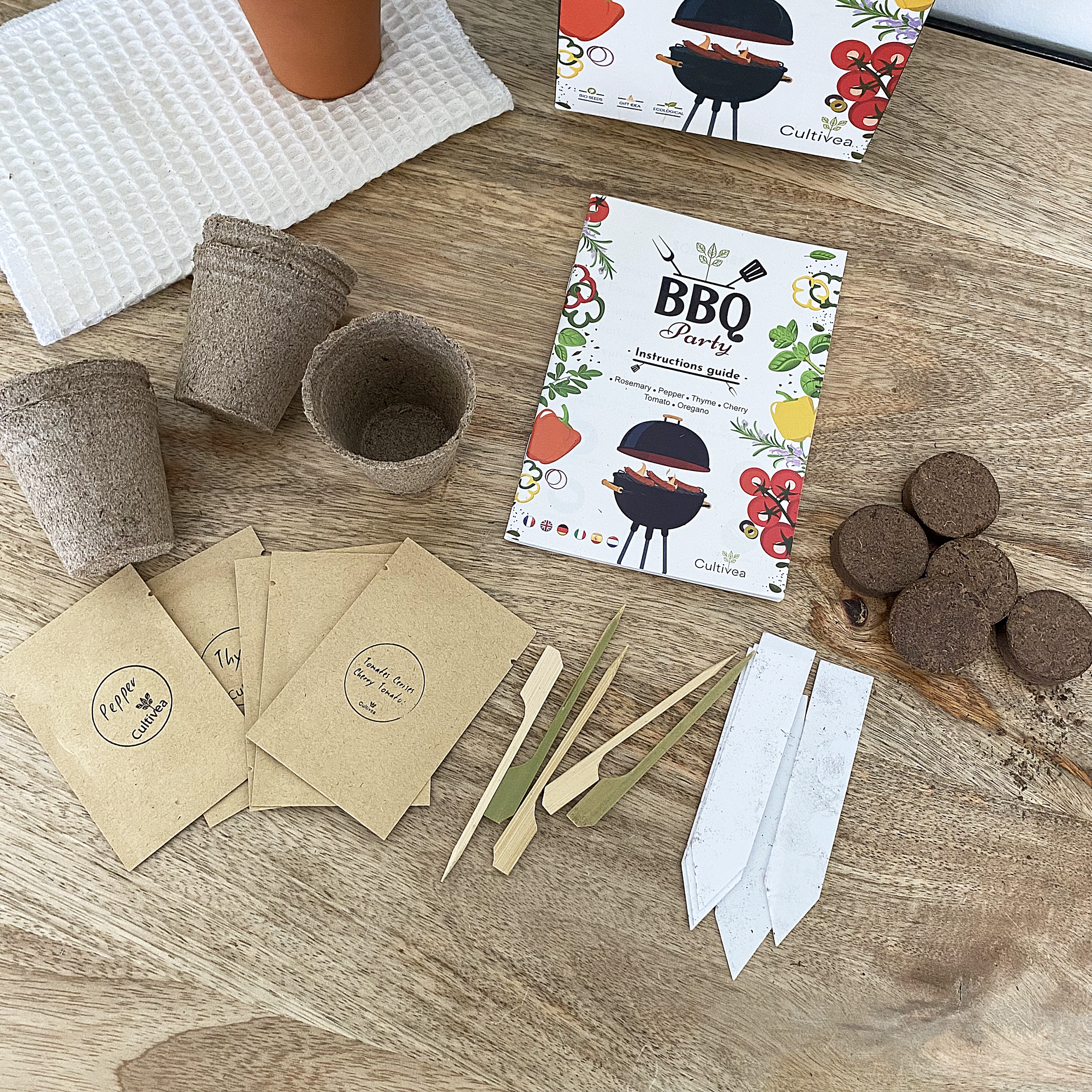 Coffret : Je fais pousser mes légumes pour barbecue BIO – Image 2