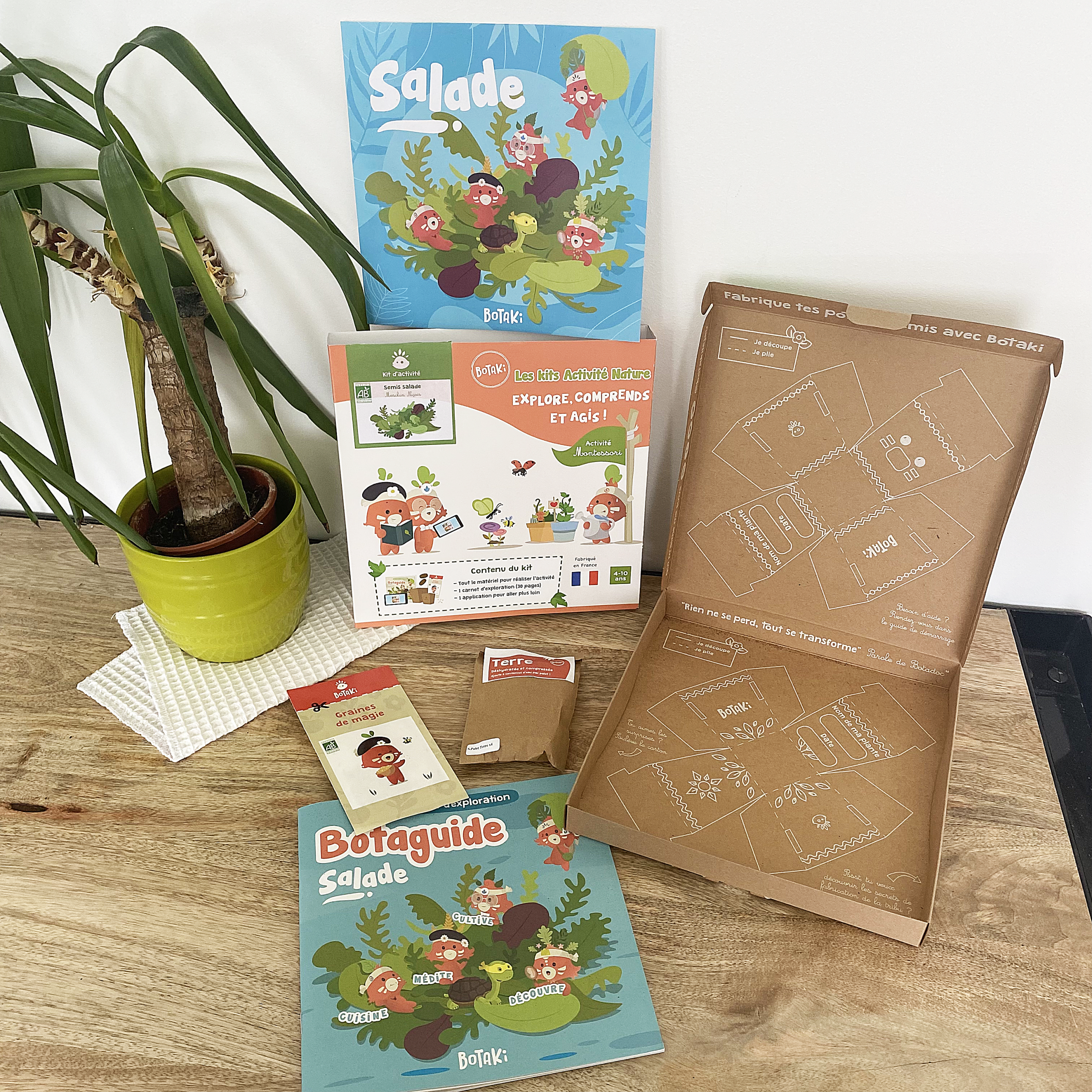 Créer mon potager maison : Le kit Semis Salade