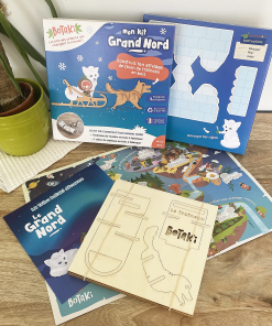 Construis ton attelage de chien de traîneau en bois