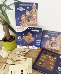 Mon kit insectes : Je fabrique un hôtel à insectes en bois