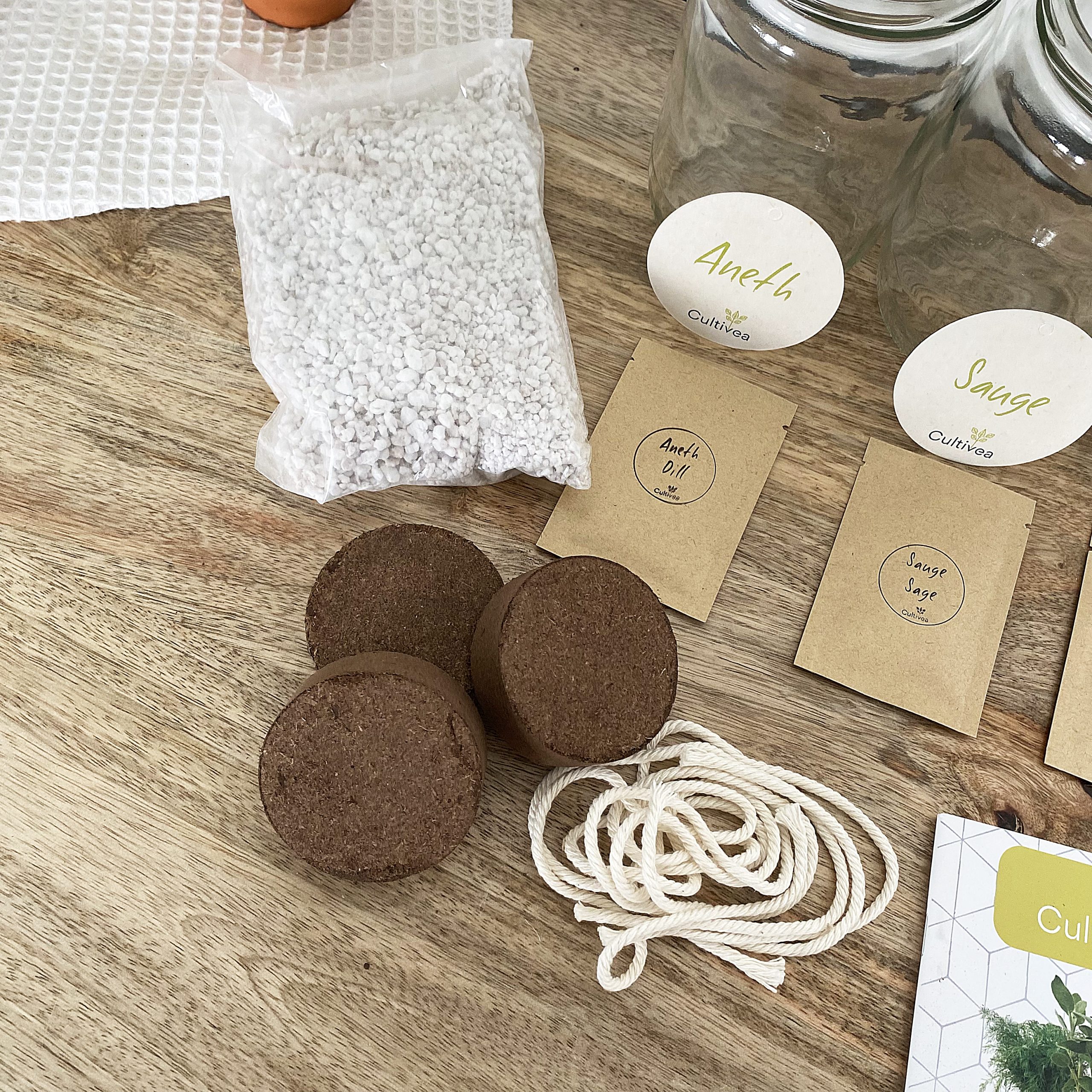 Kit d’herbes aromatiques BIO – (Aneth, Sauge, Basilic citron)k – Image 4