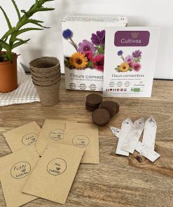 Coffret : Je fais pousser mes fleurs comestibles BIO