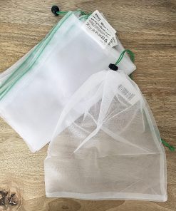 Lot de 4 sacs filet réutilisables