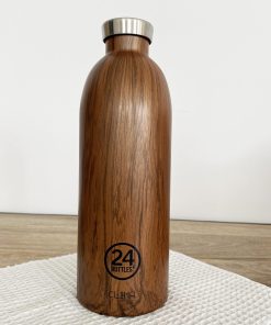 Gourde CLIMA isotherme 850ml – Sequoia Wood | 24 Bottles