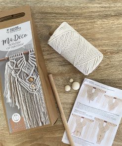 Kit macramé : Bohème en coton recyclé