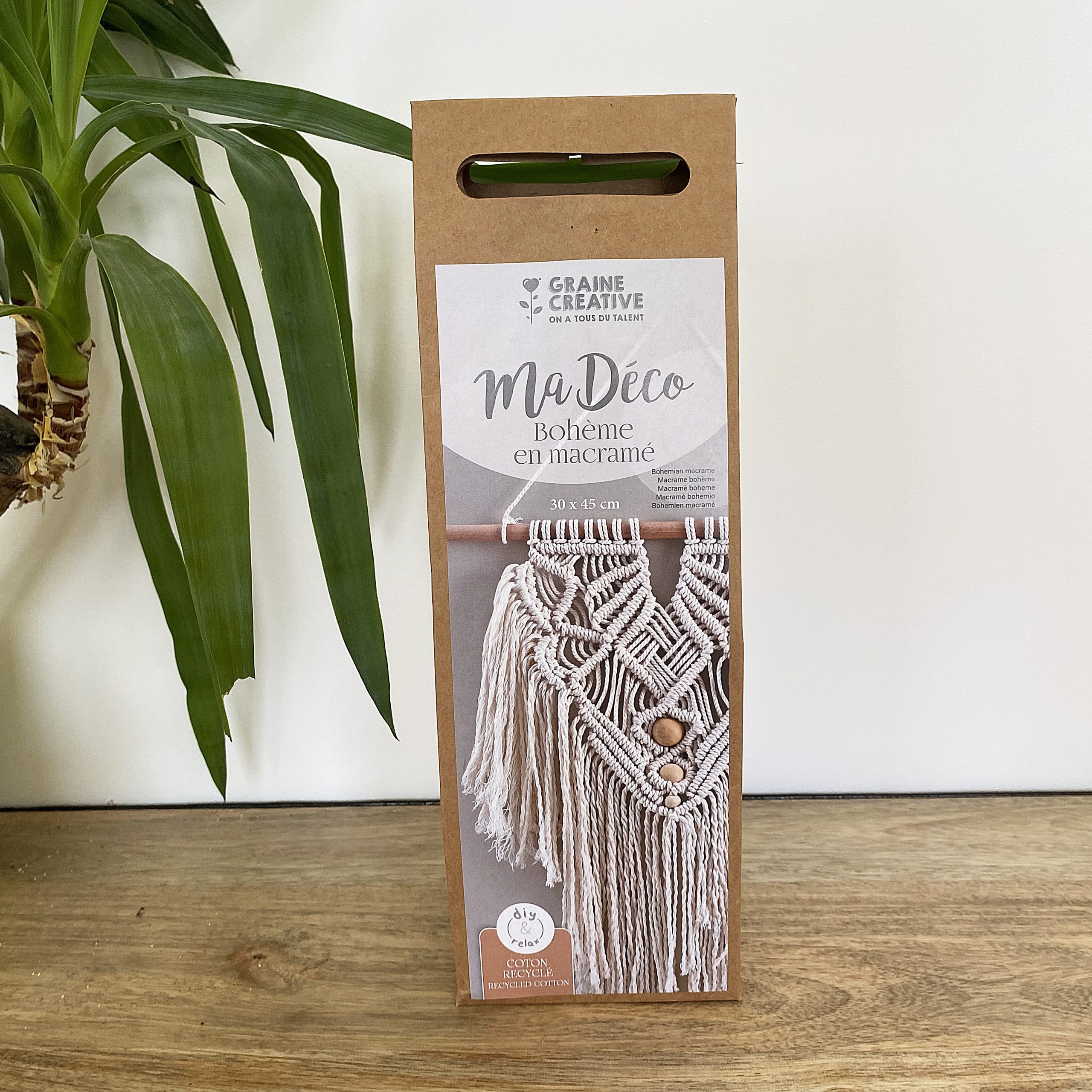 Kit macramé : Bohème en coton recyclé – Image 4