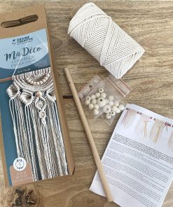 Kit macramé : Mon coquillage en coton recyclé