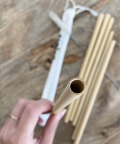 Pailles en bambou – Lot de 6