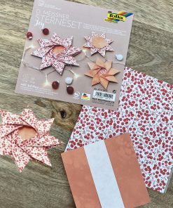 Kit d’étoiles en papier de Noël Joy à construir DIY