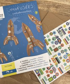 Kit créatif : 4 fusées à construire