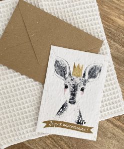 Carte ensemencée à planter – Joyeux anniversaire