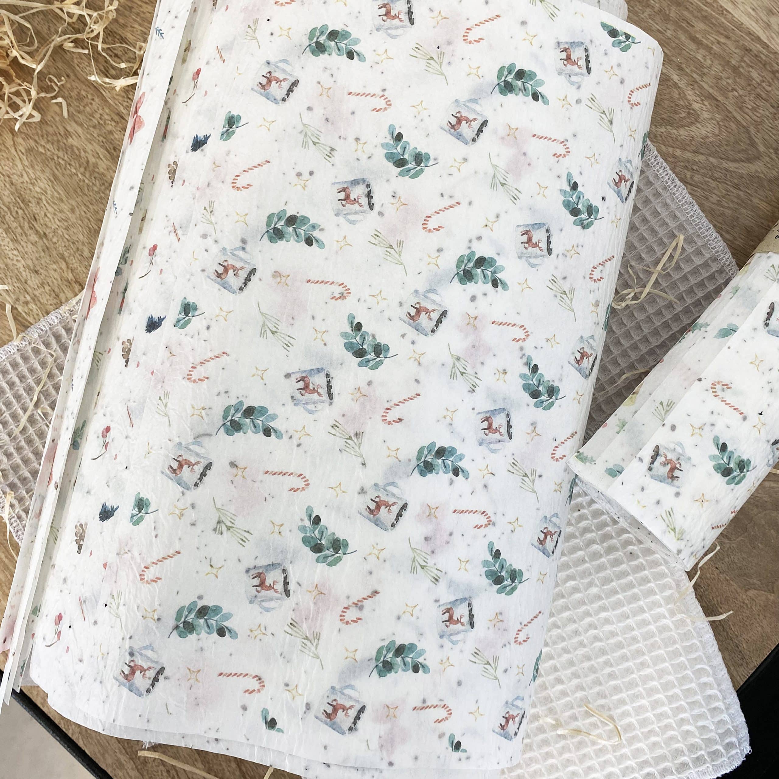 Mon papier cadeau de Noel ensemencé à planter – Lot de 5 – Image 3