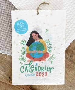 Calendrier ensemencé à planter 2023 planète (A5)