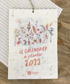 Calendrier ensemencé à planter 2022 saisons (A5)
