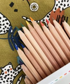 Crayons de couleur en bois de tilleul pack de 12