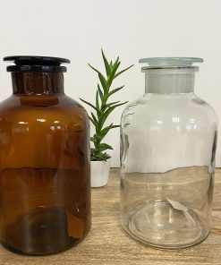 Jar en verre 1 L – Coloris au choix