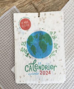 Calendrier ensemencé à planter 2024 Planète – Format A5