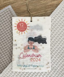 Calendrier ensemencé à planter 2024 Yoga – Format A6