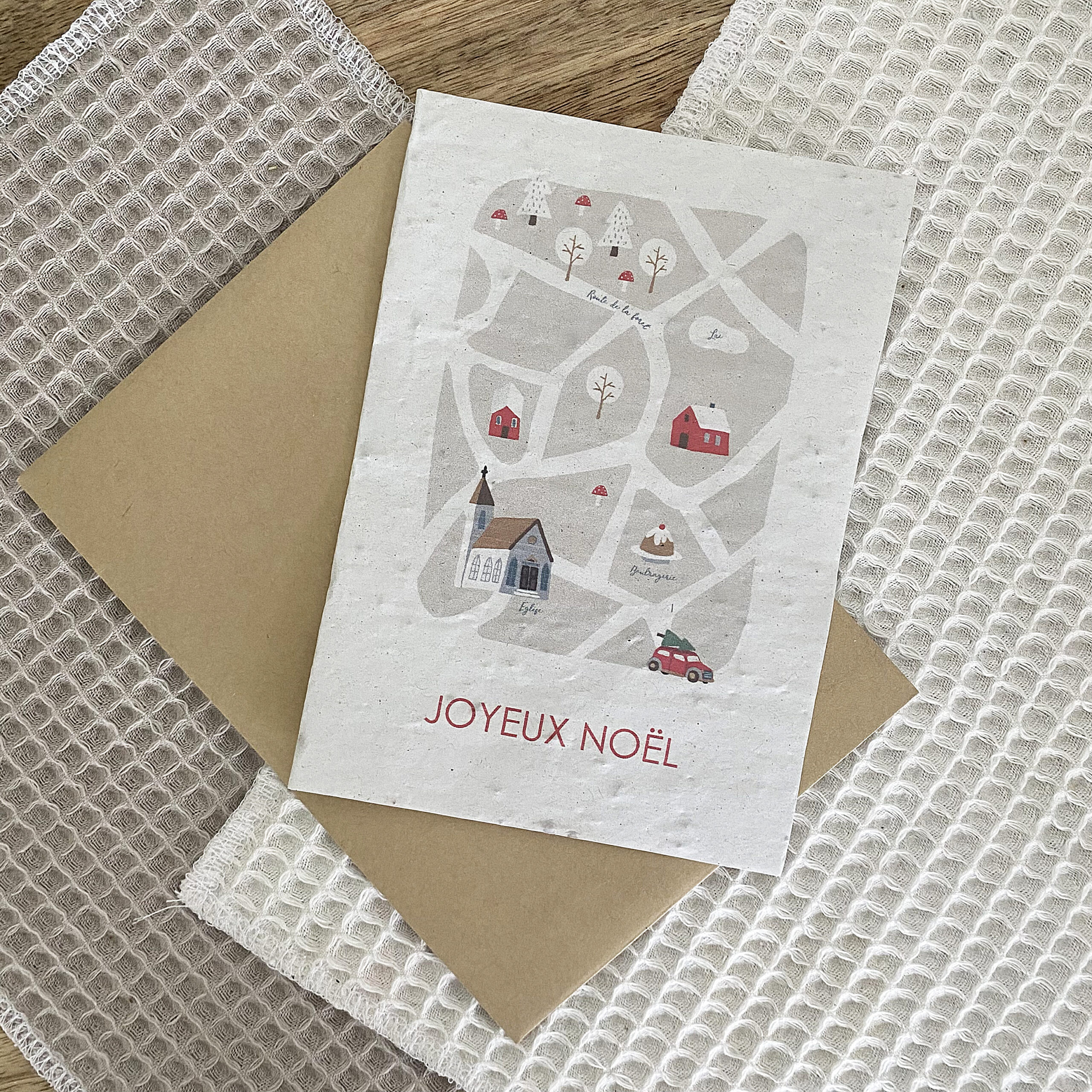 Carte ensemencée à planter – Joyeux Noël – Image 2