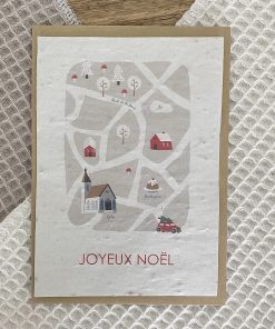 Carte ensemencée à planter – Joyeux Noël