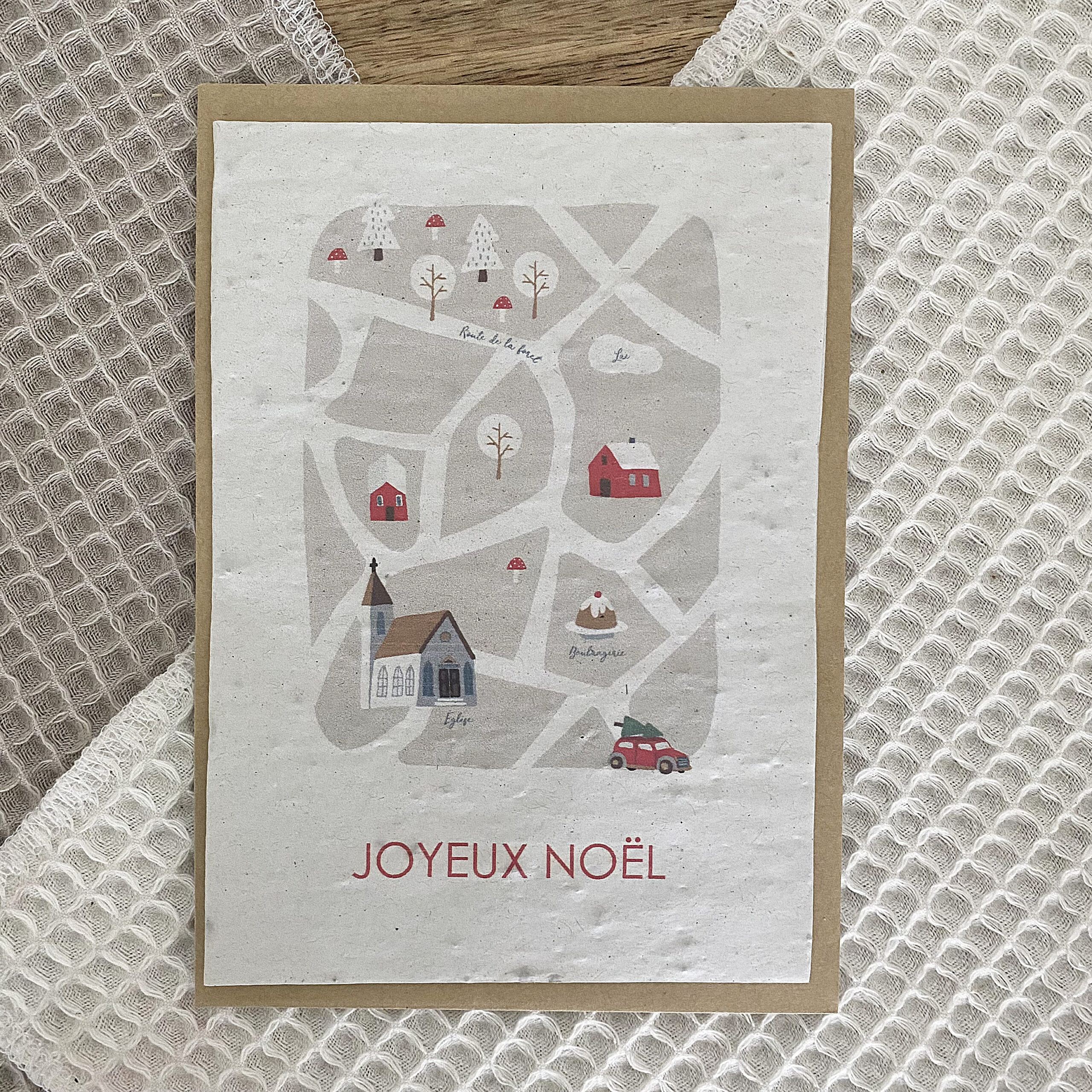 Carte ensemencée à planter – Joyeux Noël
