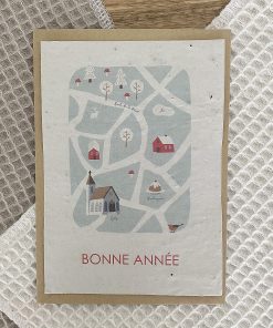Carte ensemencée à planter – Bonne année