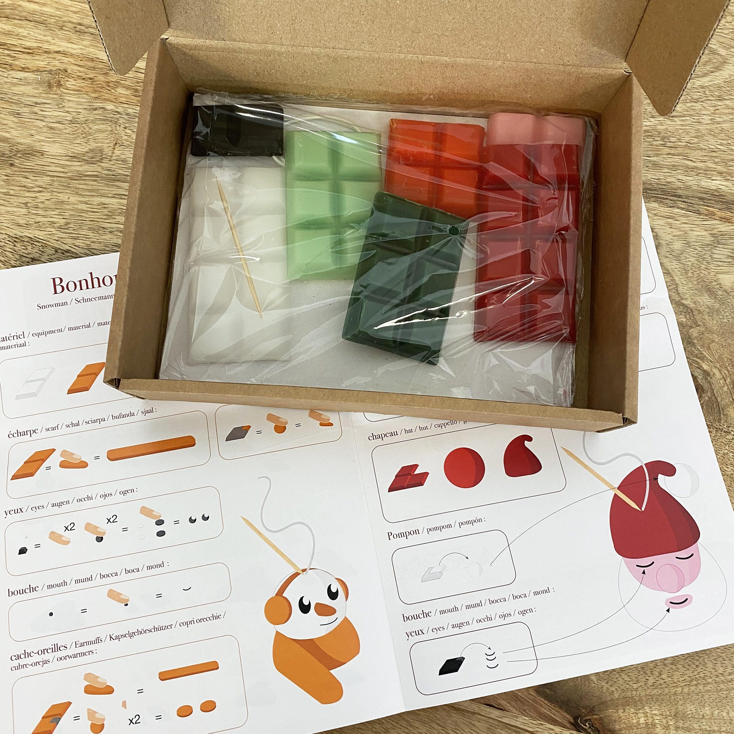 Kit bougies à modeler de Noel – Image 2