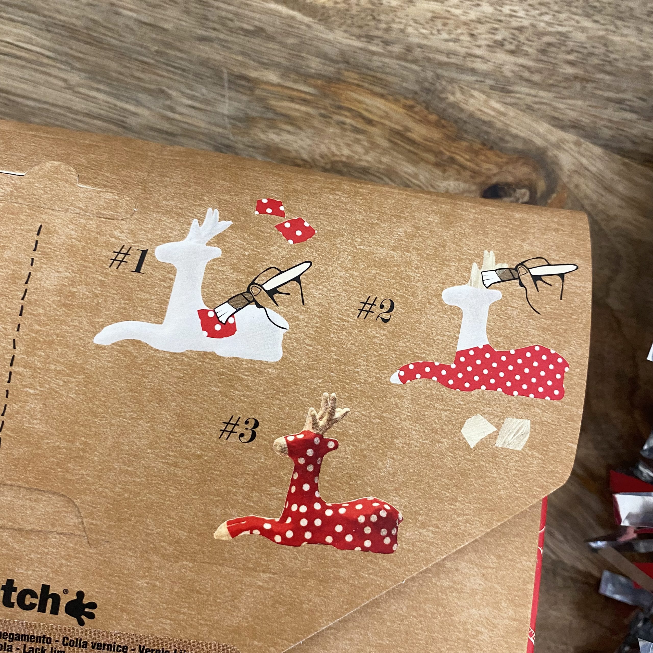Décopatch Kit papier mâché – Modèle Renne – Image 4