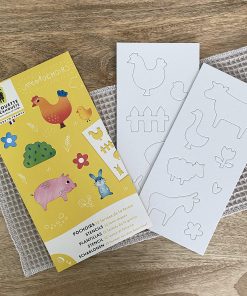 Mes 16 pochoirs ferme