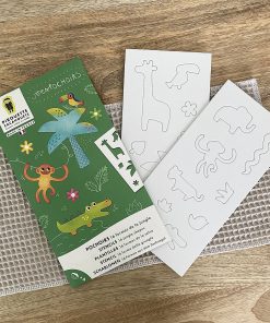 Mes 16 pochoirs jungle