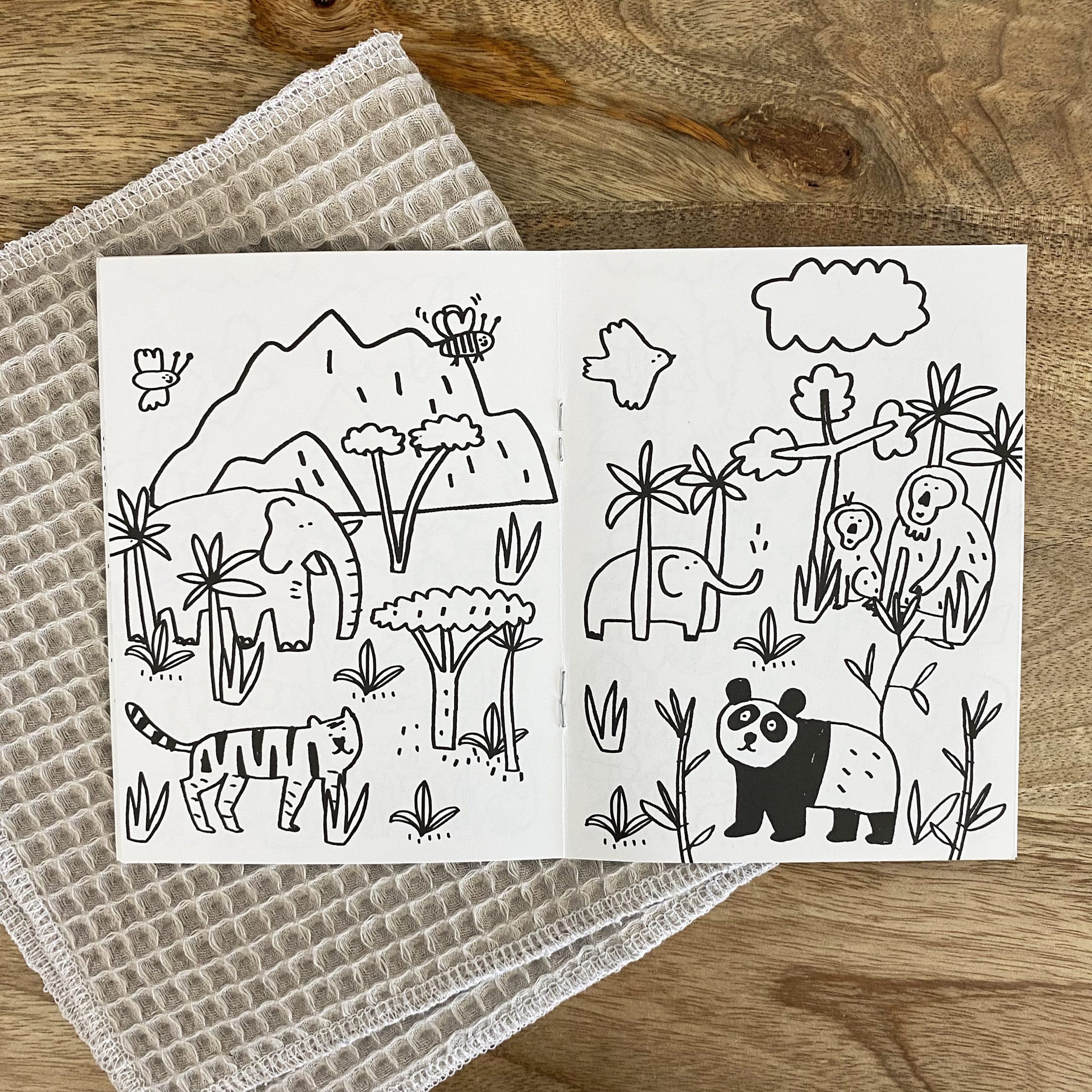 Petit cahier de coloriage – Les animaux du monde – Image 2