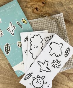 Guirlande du ciel à colorier