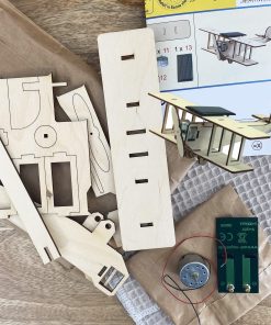 Maquette solaire en bois – Biplan