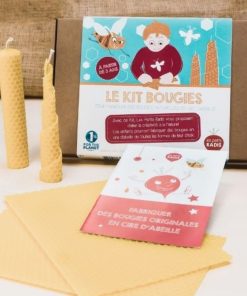 LE KITKIPOUSSE : Kit pour fabriquer des bougies en cire d&rsquo;abeille