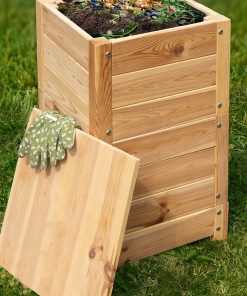 Lombricomposteur en bois naturel