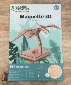 Maquette 3D en bois – Ptérosaure