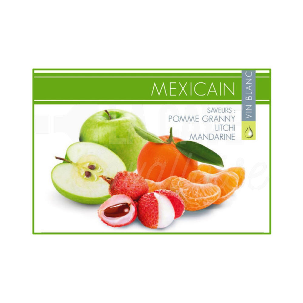 MEXICAIN 12° – 10 LITRES – Litchi, Pomme Granny, Mandarine
