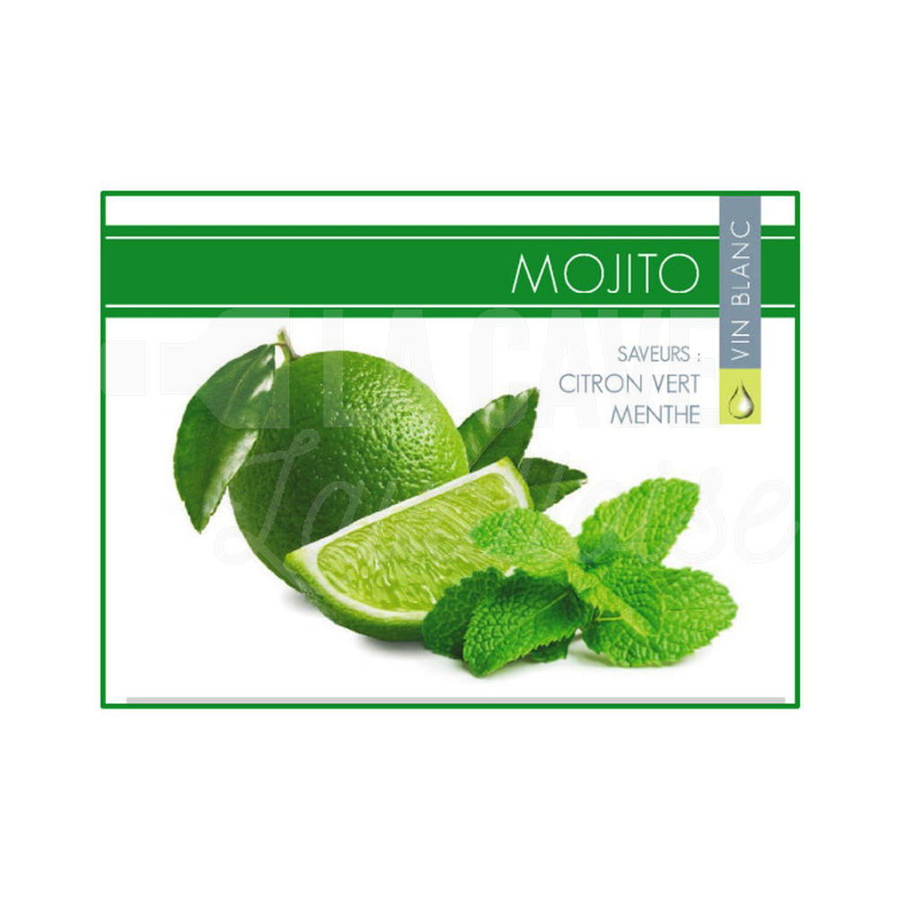 MOJITO 12° – 3 LITRES – Citron Vert, Menthe