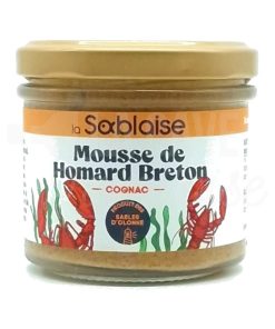 Mousse de Homard Breton au Cognac 90gr – Conserverie La Sablaise