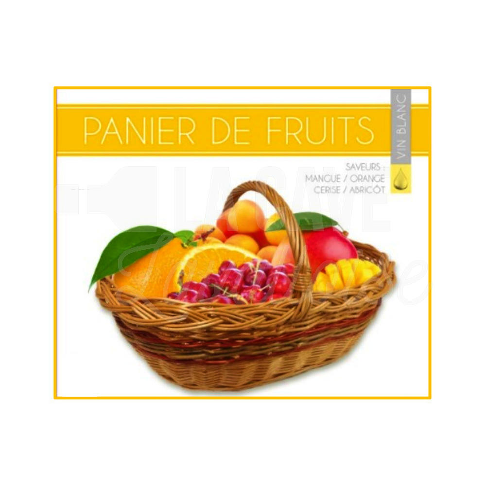 PANIER DE FRUITS 12° – 10 LITRES – Mangue, Orange, Cerise, Abricot