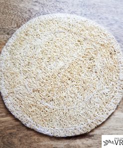 Porte-savon éponge luffa – rond