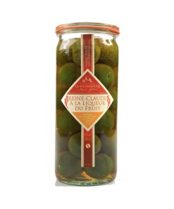 Prunes Reine Claude à la Liqueur 18° – Bocal 1 Litre